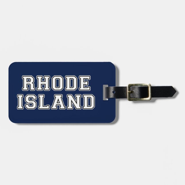 Etiqueta Para Maletas Rhode Island (Frente Horizontal)