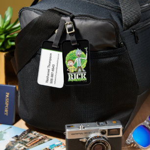 Etiqueta Para Maletas RICK AND MORTY™ Splash verde