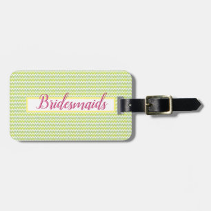Etiqueta Para Maletas Rick Rack Bridesmaid