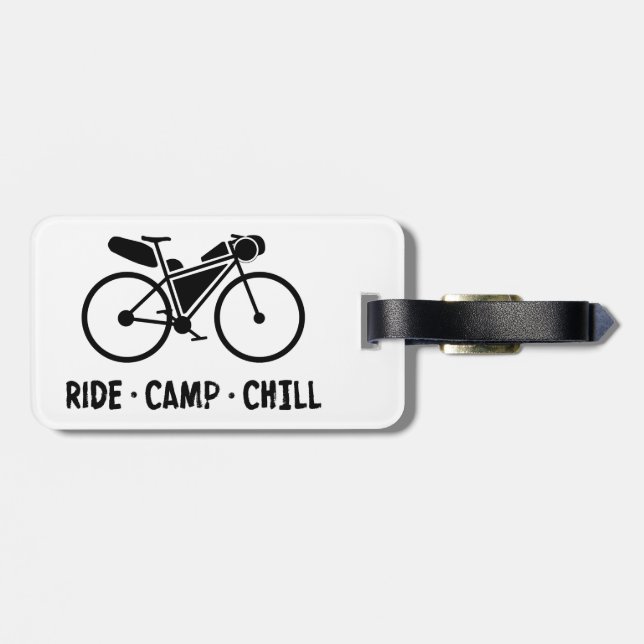 Etiqueta Para Maletas Ride Camp Chill Bikepacking (Atrás Horizontal)