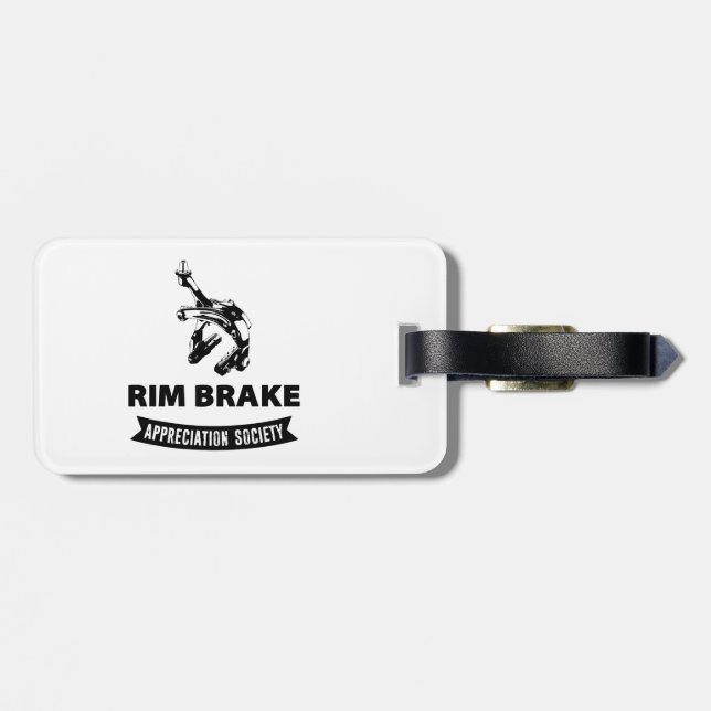 Etiqueta Para Maletas Rim Brake Apreciation Society (Atrás Horizontal)
