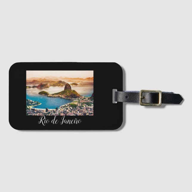 Etiqueta Para Maletas Río de Janeiro (Anverso horizontal)