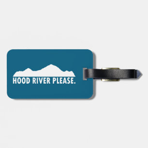 Etiqueta Para Maletas Río Hood Oregon por favor