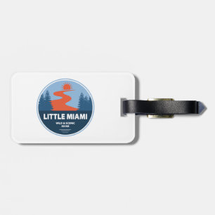 Etiqueta Para Maletas Río Little Miami Salvaje y Escénico
