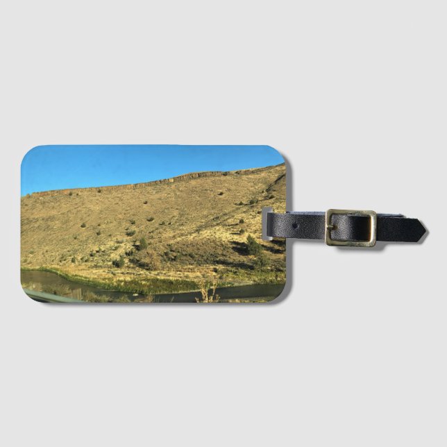 Etiqueta Para Maletas Río Malheur, Oregón (Anverso horizontal)