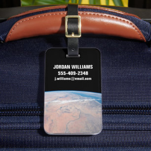 Etiqueta Para Maletas Río Nilo Elogiándose Al Norte, Junto Al Mar Rojo