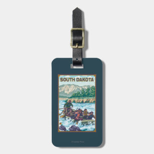 Etiqueta Para Maletas Río RaftingSouth Dakota