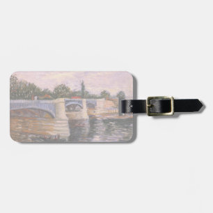 Etiqueta Para Maletas Río Van Gogh Seine con Pont del Grande Jette