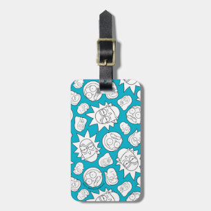 Etiqueta Para Maletas RIQUEZA Y MORTY™ Patrón de cabeza de familia Smit