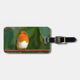 Etiqueta Para Maletas Robin navidades