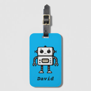 Etiqueta Para Maletas Robot