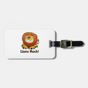 Etiqueta Para Maletas ¡Roca de los leones!