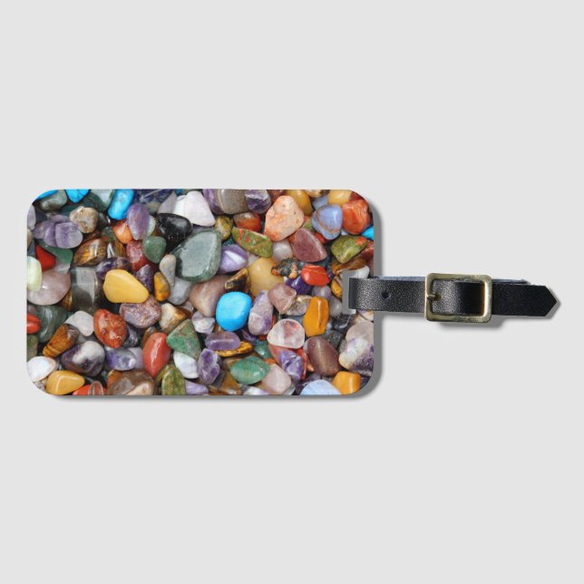 Etiqueta Para Maletas Rocas pulidas (Anverso horizontal)