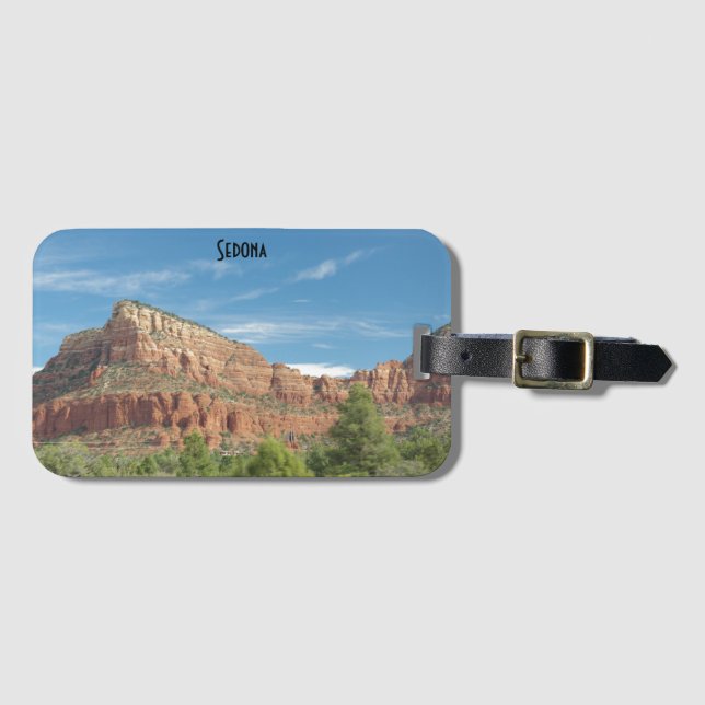 Etiqueta Para Maletas Rocas rojas de Sedona (Anverso horizontal)