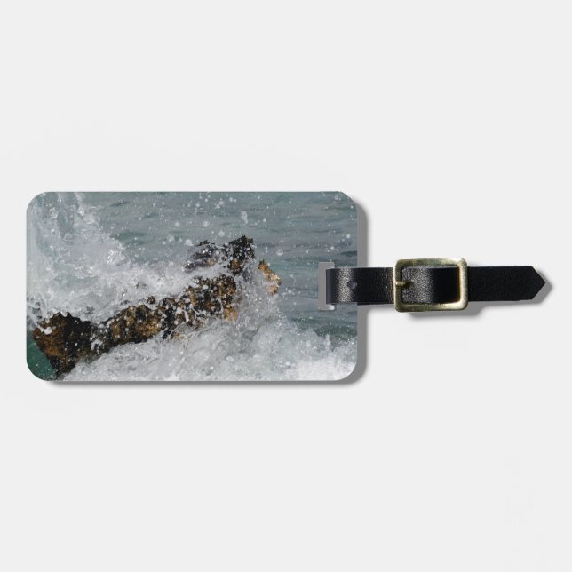 Etiqueta Para Maletas Rocío marino (Frente Horizontal)
