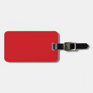 Etiqueta Para Maletas Rojo puro