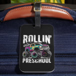 Etiqueta Para Maletas 'Rollin' en un monstruo preescolar de vuelta a la<br><div class="desc">'Rollin' en un monstruo preescolar de vuelta a la escuela</div>