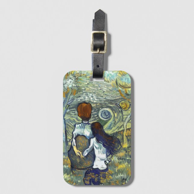 ETIQUETA PARA MALETAS ROMANCE (Anverso vertical)