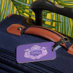 Etiqueta Para Maletas Romántico,Femenino,Personalizado 