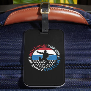 Etiqueta Para Maletas Romper baile de baile Hip-Hop Boy