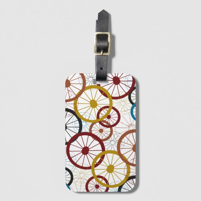 Etiqueta Para Maletas Ronda y ronda (Anverso vertical)