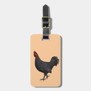 Etiqueta Para Maletas Rooster negro
