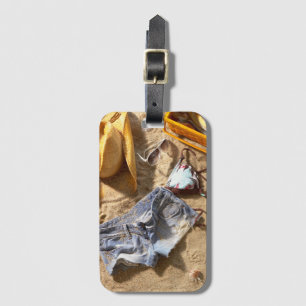 Etiqueta Para Maletas Ropa Dejada En La Playa