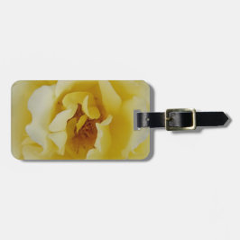 Etiqueta Para Maletas Rosa amarilla