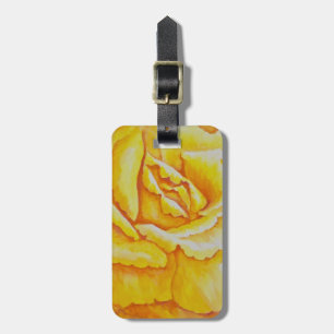 Etiqueta Para Maletas Rosa amarillo