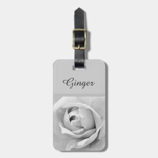 Etiqueta Para Maletas Rosa de nombre elegante