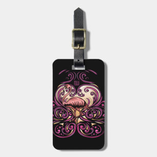Etiqueta Para Maletas Rosa exótico