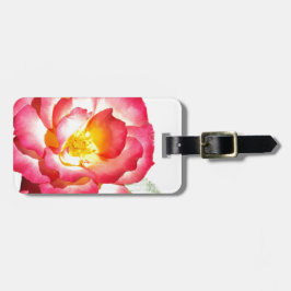 Etiqueta Para Maletas Rosa rosa