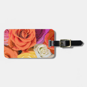 Etiqueta Para Maletas Rosas