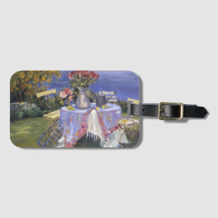 Etiqueta Para Maletas Rosas a orillas del mar