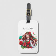 Rosas rojas búlgaras de la tradición de la bandera
