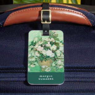 Etiqueta Para Maletas Rosas   Vincent van Gogh