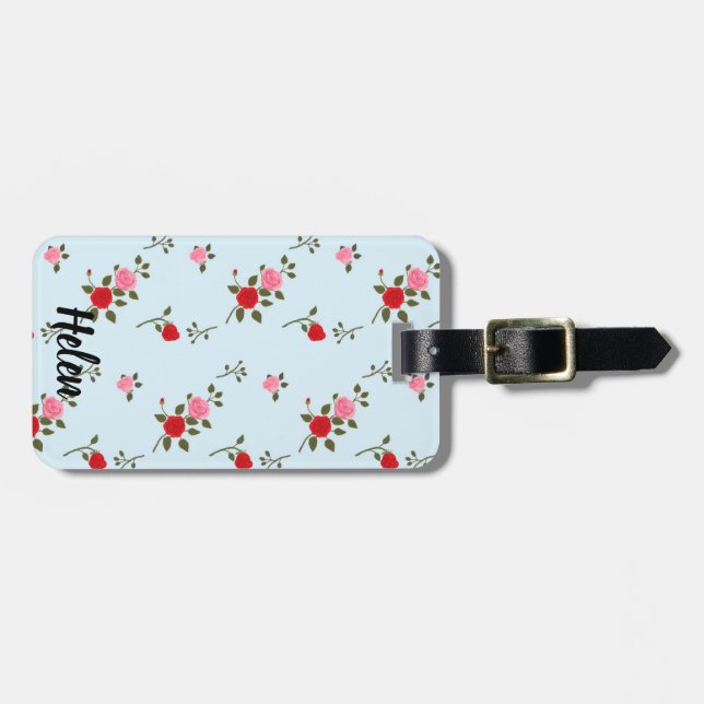 Etiqueta Para Maletas Roses (Frente Horizontal)