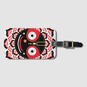 Etiqueta Para Maletas Rostro de Lord Jagannath Chakra Deidad Hindú