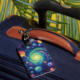Etiqueta Para Maletas Rotación Planetaria