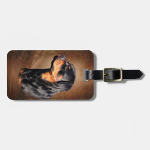 Etiqueta Para Maletas Rottweiler
