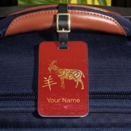 Etiqueta Para Maletas Rótulo de constelación de horóscopo zodiaco chino