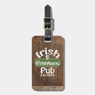 Etiqueta Para Maletas Rótulo de efectos del pub antiguo de estilo irland