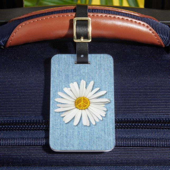 Etiqueta Para Maletas Rótulo Pale Denim Lu (Anverso In situ 2)