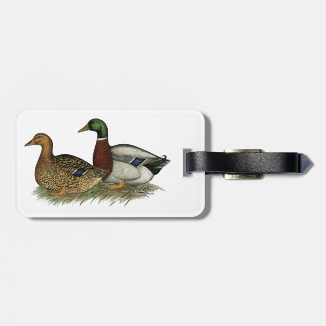 Etiqueta Para Maletas Rouen Ducks (Atrás Horizontal)