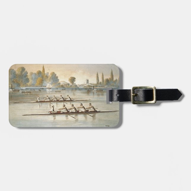 Etiqueta Para Maletas Rowing SUPERIOR (Frente Horizontal)