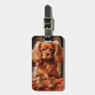 Etiqueta Para Maletas Ruby Cavalier King Charles Spaniel