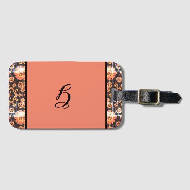 Etiqueta Para Maletas Rueda de simetría (Anverso horizontal)