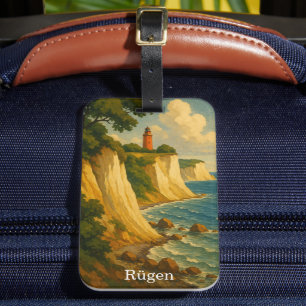 Etiqueta Para Maletas Rügen Alemania Viaje al Mar Báltico