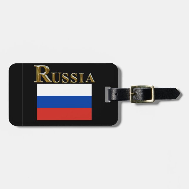ETIQUETA PARA MALETAS RUSIA (Frente Horizontal)