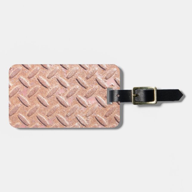 Etiqueta Para Maletas Rusty Iron Tread (Frente Horizontal)